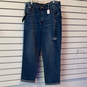 Wrangler Women's Ankle & Cropped Jeans - Dark Blue